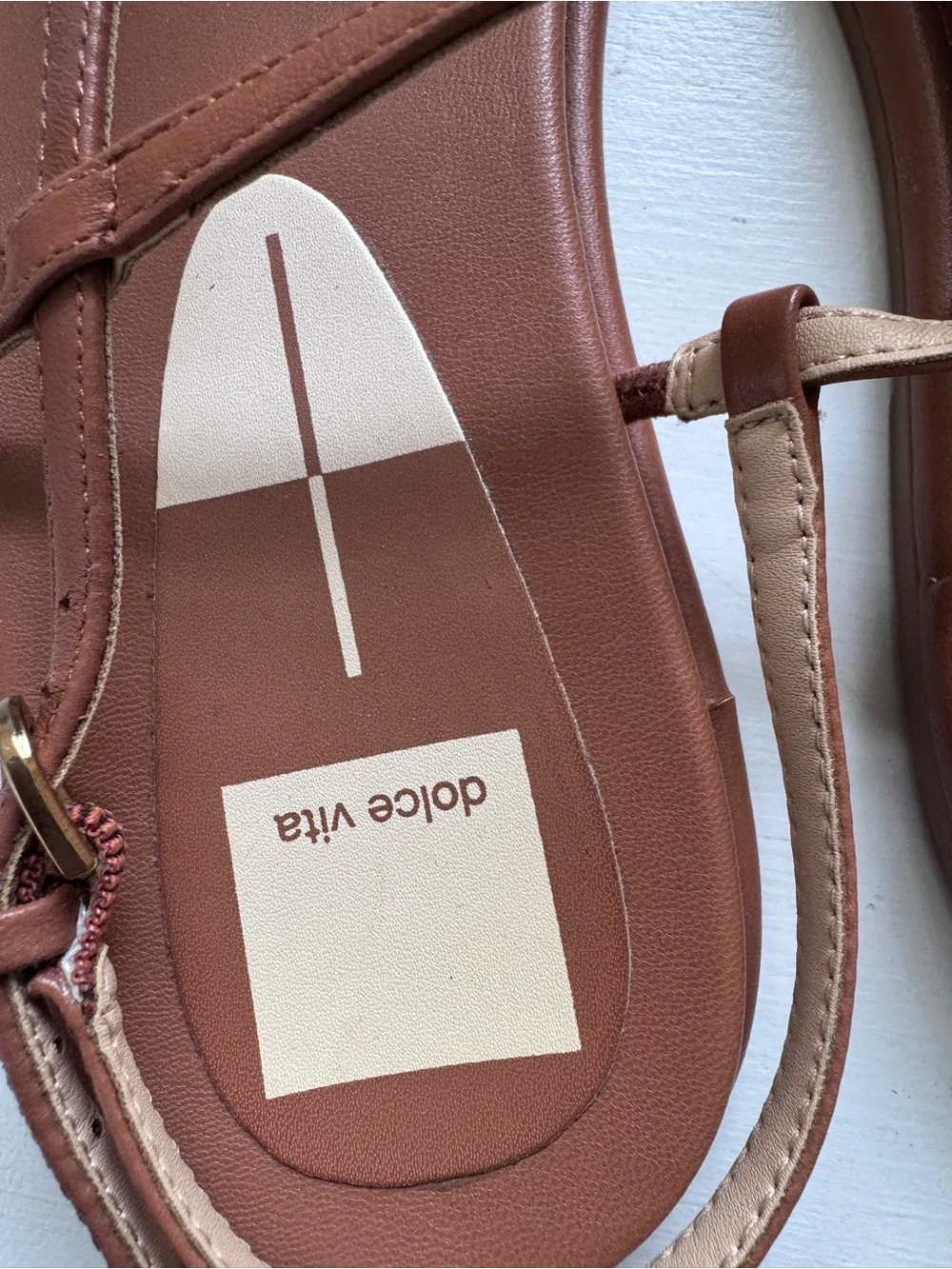 Dolce Vita Dom Sandals Saddle Leather